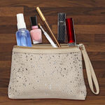 Buy NFI essentials Mini Glittery Makeup Pouch for Women Stylish Pouches for Makeup accessories storage Cosmetic Pouches Toiletry Bag for Women Make up bag for girls Travel Organiser Kit - Purplle