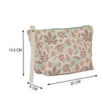 Buy NFI essentials Fern Printed Vanity Makeup Pouch Pencil Case Cosmetic Bag - Purplle