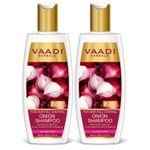 Buy Vaadi Herbals Onion Shampoo for Hair Growth & Hair Fall Control With Plant Keratin & D Panthenol (350 ml X 2) - Purplle