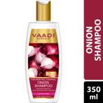Buy Vaadi Herbals Onion Shampoo for Hair Growth & Hair Fall Control With Plant Keratin & D Panthenol (350 ml X 2) - Purplle