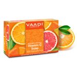 Buy Vaadi Herbals Vitamin C Soap For Tan Removal & Instant Brightening (75 gms X 12) (Pack of 12) - Purplle