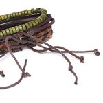 Buy Golden Peacock Unisex Set of 4 Handcrafted Bracelets - Purplle