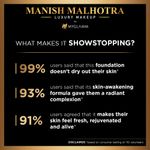 Buy MyGlamm Manish Malhotra Beauty Skin Awakening Foundation-Warm Ivory- (34 g) - Purplle