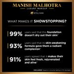 Buy MyGlamm Manish Malhotra Beauty Skin Awakening Foundation-Neutral Amber- (34 g) - Purplle