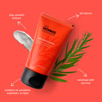 Buy The Woman's Company Body Shaving Creme| Enriched with Glycerine, Tea Tree, and Purified Water| Unisex| Organic Shaving Creme for all Skin Types. 50 ml - Purplle
