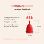 Buy The Woman's Company Reusable Menstrual Cup - Small Size with Menstrual Cup Sterilizer Combo | Clean your Period Cup Effortlessly - Kills 99% of Germs in 3 Minutes with Steam | BPA free & FDA Approved - Purplle