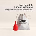 Buy The Woman's Company Reusable Menstrual Cup - Small Size with Menstrual Cup Sterilizer Combo | Clean your Period Cup Effortlessly - Kills 99% of Germs in 3 Minutes with Steam | BPA free & FDA Approved - Purplle