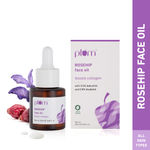 Buy Plum Plum Rosehip Face Oil With 0.5% Bakuchiol & 0.8% Bisabolol | Boosts Collagen for a Youthful Glow | Improves Skin Elasticity, Fine Lines & Wrinkles | Fragrance-Free | 100% Vegan (20 ml) - Purplle