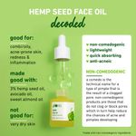 Buy Plum Plum Hemp Seed Face Oil | For Acne-prone skin | Calms & Soothes Inflammed Skin | Quick Absorbing | Suits most skin types | 100% Vegan (20 ml) - Purplle