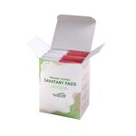 Buy FabPad Organic Cotton Ultra Thin Rash Free Sanitary Pads with Disposable Cover (350 mm, Pack of 10) - Purplle