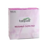 Buy FabPad Reusable Washable Sanitary Cloth Pads Napkins (Pink, Pack of 2) (Regular + Maxi Size) - Purplle