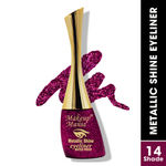 Buy Makeup Mania Metallic Shine Glitter Eyeliner, Magenta - Shade # 14 - Purplle