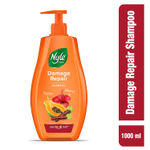 Buy Nyle Naturals Damage Repair Shampoo, With Papaya, Hibiscus and Shikakai,Gental & Soft, pH Balanced and Paraben Free, For Men & Women,1L - Purplle