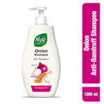 Buy Nyle Naturals Onion Anti-Dandruff Shampoo, With Onion and Fenugreek, Gental & Soft,pH Balanced and Paraben Free, For Men & Women, 1L - Purplle