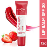 Buy Dot & Key Strawberry Crush SPF 30 Lip Balm with Vitamin C+E, Tinted Lip balm for Soft and Naturally Pink Lips,  Fades Lip Pigmentation, Lip balm for Dry & Dark Lips to Lighten - 12gm - Purplle