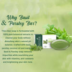 Buy Biotique Basil & Parsley Revitalizing Bathing Bar 75 gm - Purplle