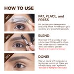 Buy LakyouBeauty Color Castle Eyebrow Stamp for Perfect Eyebrow - Purplle