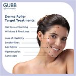 Buy GUBB Derma Roller For Face And Hair Regrowth 0.5 mm Micro Needles Skin Treatment Of Scars, Anti Ageing, Wrinkles, Red - Purplle