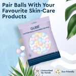 Buy GUBB Coloured Cotton Balls For Makeup Removal 50 Pcs - Purplle