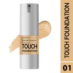 Buy Ronzille Waterproof Matte Finish Make-up Base Foundation - 25 ml (Airless)(01) - Purplle