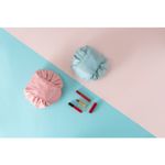 Buy House of Quirk Lazy Cosmetic Bag by House of Quirk Drawstring Travel Makeup Bag Pouch Multifunction Storage Portable Toiletry Bags - Light Blue_(DREAMTRAVEL_LBLU) - Purplle