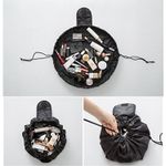 Buy House of Quirk Lazy Cosmetic Bag Drawstring Travel Makeup Bag Pouch Multifunction Storage Portable Toiletry Bags - Red_(DREAMTRAVEL_RED) - Purplle