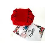 Buy House of Quirk Lazy Cosmetic Bag Drawstring Travel Makeup Bag Pouch Multifunction Storage Portable Toiletry Bags - Red_(DREAMTRAVEL_RED) - Purplle