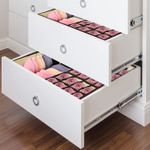 Buy House of Quirk Innerwear Organizer 16+1 Compartment Non-Smell Non Woven Foldable Fabric Storage Box for Closet (44 x 28 x 12 cm Linen Beige)_(LINEN_MCIO_BEI) - Purplle