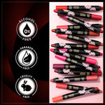 Buy Faces Canada Comfy Matte Crayon I Creamy Matte I Chamomile & Shea Butter I Alcohol-free I Pink me up 08 2.8g - Purplle