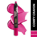 Buy Faces Canada Comfy Matte Crayon I Creamy Matte I Chamomile & Shea Butter I Alcohol-free I Whatever 10 2.8g - Purplle