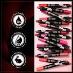 Buy Faces Canada Comfy Matte Crayon I Creamy Matte I Chamomile & Shea Butter I Alcohol-free I Whatever 10 2.8g - Purplle