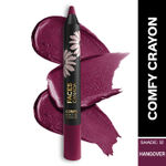 Buy Faces Canada Comfy Matte Crayon I Creamy Matte I Chamomile & Shea Butter I Alcohol-free I Hangover 12 2.8g - Purplle