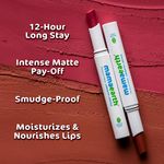 Buy Mamaearth Moisture Matte Longstay Lipstick with Avocado Oil & Vitamin E for 12 Hour Long Stay- 10 Pink Lemonade - 2 gm - Purplle