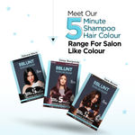 Buy BBLUNT Chocolate Dark Brown 5 Minute Shampoo Hair Colour for 100% Grey Coverage - 20ml X 5 - Purplle