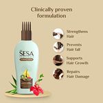 Buy Sesa+ Ayurvedic Strong Roots Hair Oil, 26 Herbs + 6 Oils + Milk, reduces Hair Fall, supports Hair Growth, NO Mineral Oil (110 ml) - Purplle