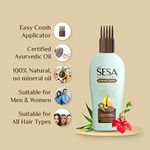 Buy Sesa+ Ayurvedic Strong Roots Hair Oil, 26 Herbs + 6 Oils + Milk, reduces Hair Fall, supports Hair Growth, NO Mineral Oil (110 ml) - Purplle