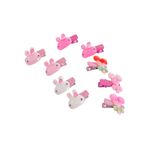Buy Silvermerc Designs Set of 9 Pink Peppa pig Hair Pin - Purplle