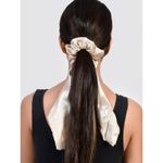 Buy Silvermerc Designs Set of 3 Knot Scrunchies ponytail Holder - Purplle