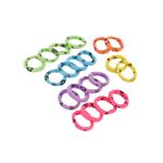 Buy Silvermerc Designs Set of 30 Floral Multi Ponytail holder - Purplle