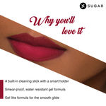 Buy SUGAR Cosmetics - Lipping On The Edge - Lip Liner - 05 Brazen Raisin (Burgundy) - 1.2 gms - Smear-proof, Water Resistant Lip Liner - Lasts Up to 10 hrs - Purplle