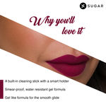 Buy SUGAR Cosmetics - Lipping On The Edge - Matte Lip Liner - 07 Fiery Berry (Marsala) - 1.2 Gms - Smear-Proof, Water Resistant Lip Liner - Lasts Up To 10 Hrs - Purplle