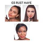 Buy SUGAR Cosmetics Nothing Else Matter Longwear Lipstick for Women | Lasts Up To 8+ Hours| Enriched with Vitamin E | 100% Vegan | 3.2 gm - 03 Rust Have - Purplle