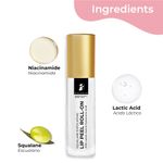 Buy Pilgrim Squalane Exfoliating Lip Peel Roll On With Lactic Acid | Gently Exfoliates Removes Dry, Flaky Skin, Hydrates | Women & Men, (6 ml) - Purplle