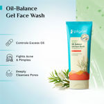 Buy Pilgrim Australian Tea Tree oil-balance gel face wash helps in oil control for oily & acne-prone skin 100 ml - Purplle