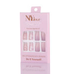 Buy NY Bae Nail It Nail Extensions With Adhesive - Summer Sparkle 07 | 24 Nails Set | Artificial Nails | Easy Application | Long Lasting | Nail Art Kit - Purplle