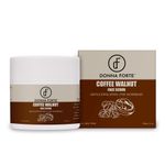 Buy Donna Forte Coffee Walnut Face Scrub with Fine Microbeads for Gentle Exfoliation | Clean and Glowing Skin | All Skin Types | 100g - Purplle