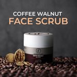 Buy Donna Forte Coffee Walnut Face Scrub with Fine Microbeads for Gentle Exfoliation | Clean and Glowing Skin | All Skin Types | 100g - Purplle