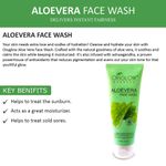Buy OxyGlow Herbals Herbals Aloevera face wash,100 gm,Skin Feels clean refreshed and energized - Purplle