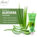 Buy OxyGlow Herbals Herbals Aloevera face wash,100 gm,Skin Feels clean refreshed and energized - Purplle