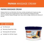 Buy OxyGlow Herbals Papaya Massage Cream, 200g, Clear, Spotfree skin, Glow - Purplle